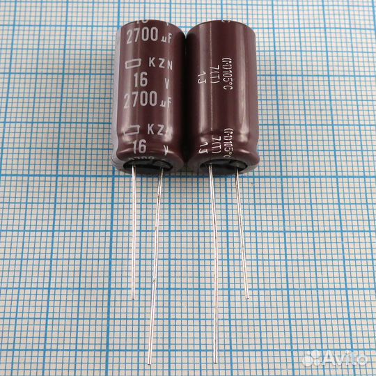 2700uF 16v 16v2700uF 12.5x25 KZN - Электролитическ