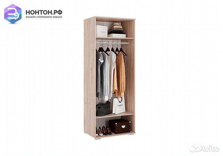 Шкаф двухдверный Лайк 04.01 дуб мария / роуз