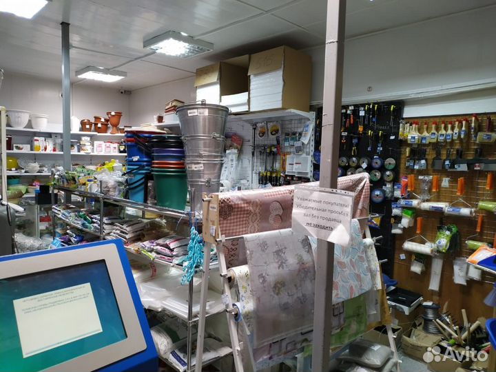 Действующий магазин, земля в собственности