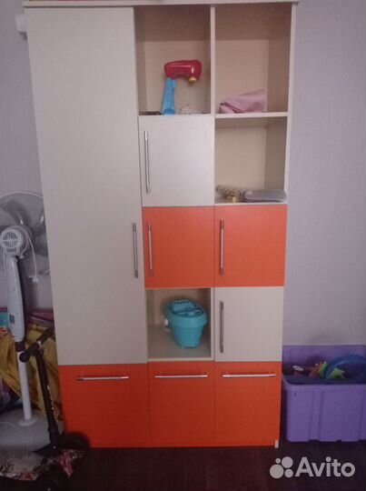 Шкаф стеллаж и комод в детскую