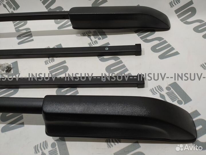 Рейлинги (черные) Нива 2121 усиленные VM