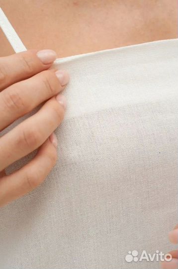 Льняной сарафан новый 42-44