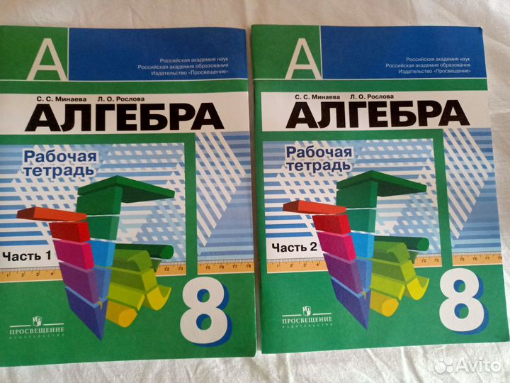 Рабочие тетради по алгебре 8 класс