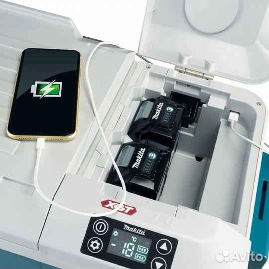 Холодильник с функцией подогрева, Makita CW002GZ01