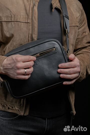 Мужская сумка из кожи