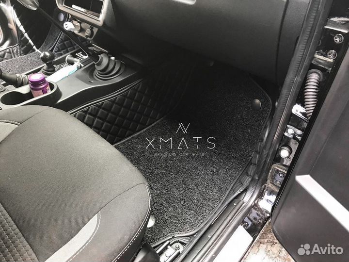 3D коврики из экокожи для LADA Нива