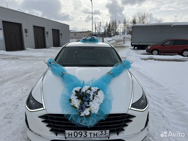 Свадеьные украшения на автомобиль