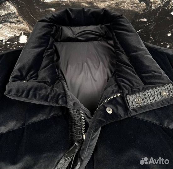 Пуховик мужской кашемировый