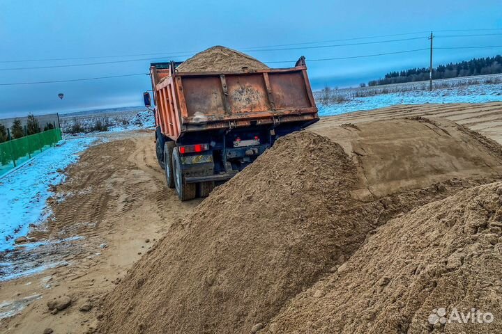 Песок щебень отсев