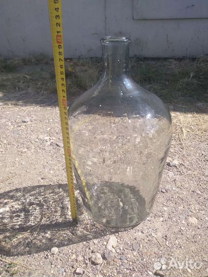 Бутыль стеклянная