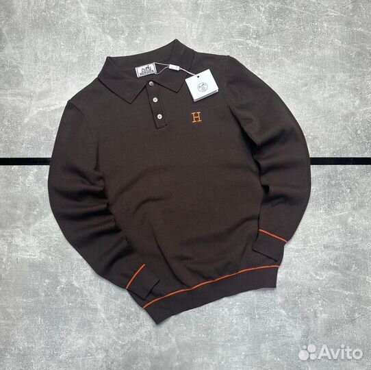 Поло с длинным рукавом Hermes