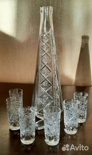Графин хрустальный для водки Bohemia,1975