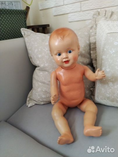 Кукла пупс антикварная гдр