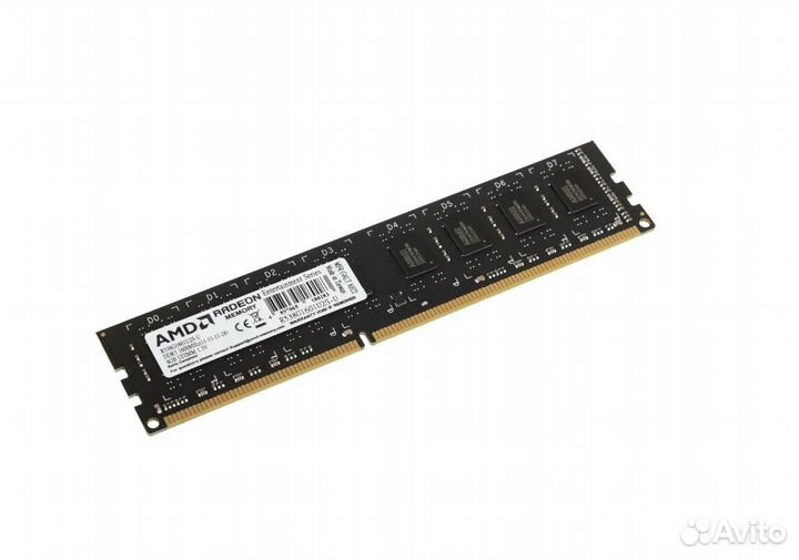 Оперативная память AMD 8Gb DDR3 1600MHz