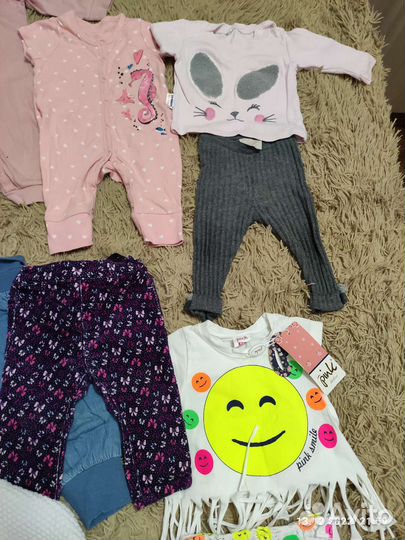 Пакет одежды на девочку 68-74