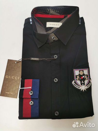 Рубашка Gucci, мужская рубашка Gucci, футболки
