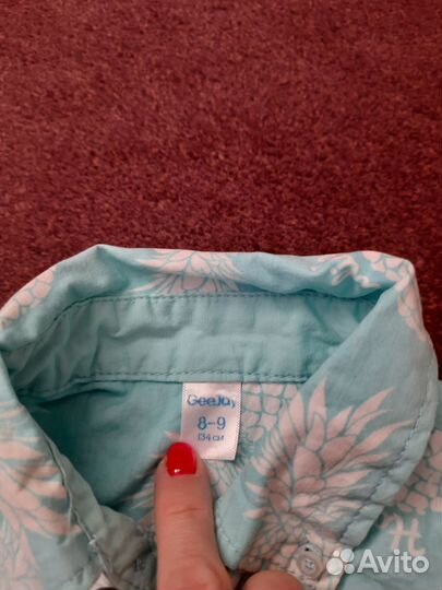 Рубашка для мальчика рост 134