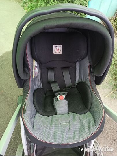 Автолюлька с шасси Peg Perego