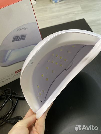 Led лампа для маникюра+ гель лаки и др остатки