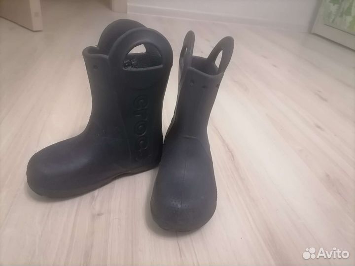Сапоги резиновые Crocs 28 размер в хор.состоянии