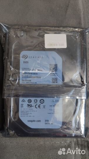 Новый Диск Seagate sv35 3 tb