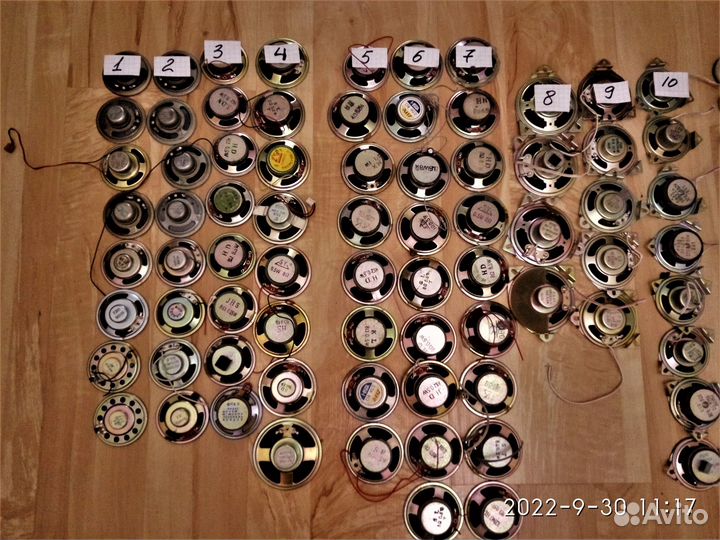 Динамики маленькие 2-3-4-5-6-7 см