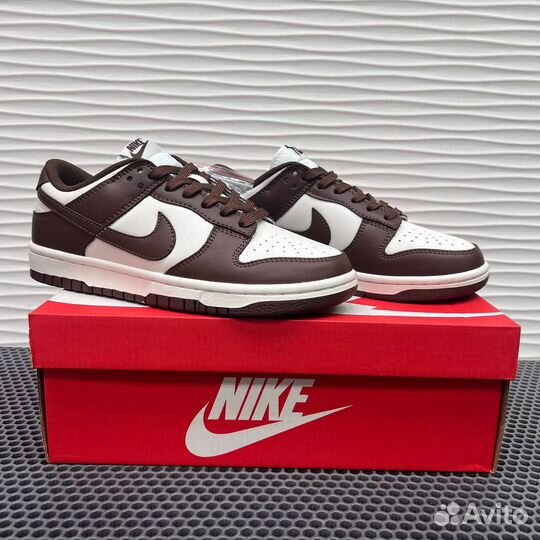 Кроссовки Nike Dunk Low Cacao Wow Brown Sail