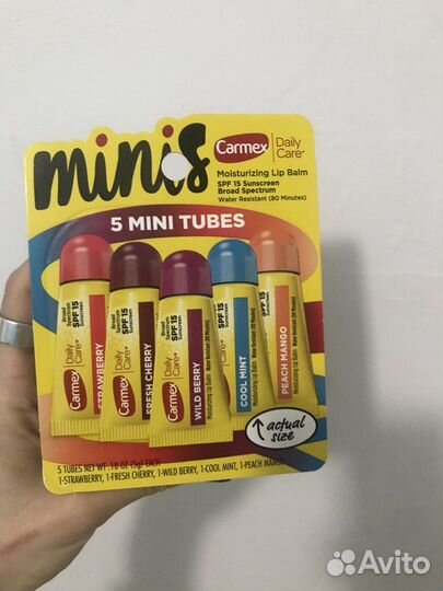 Carmex бальзам для губ оригинал