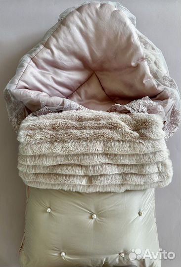 Конверт на выписку для девочки зима