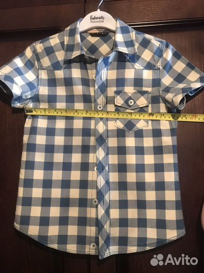 Рубашка для мальчика 6-8 лет, Sisley