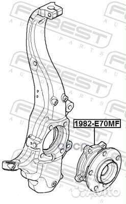 К-кт подшипника ступ. пер. BMW E70/E71/E72 07