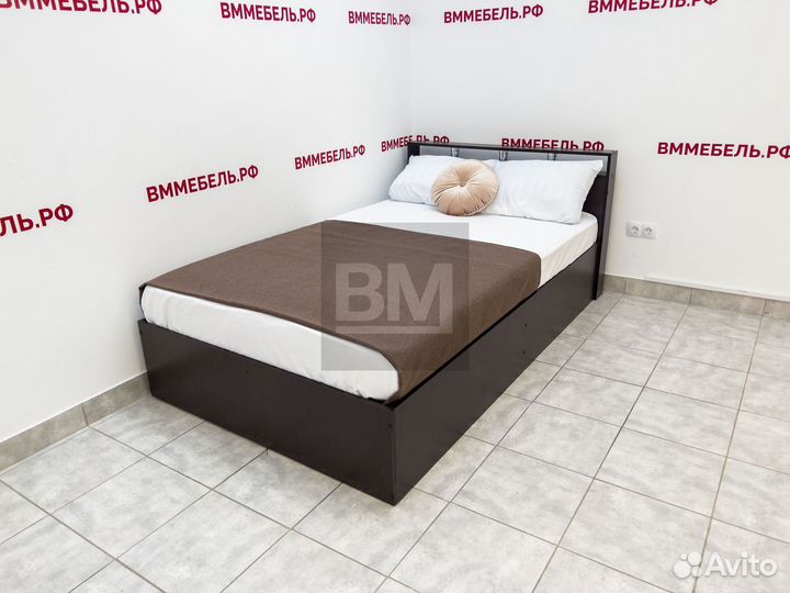 Кровать двуспальная 120 200 венге