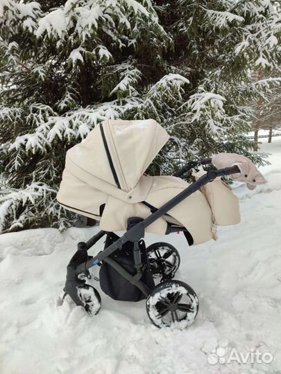 Детские коляски 2 в 1 эко кожа