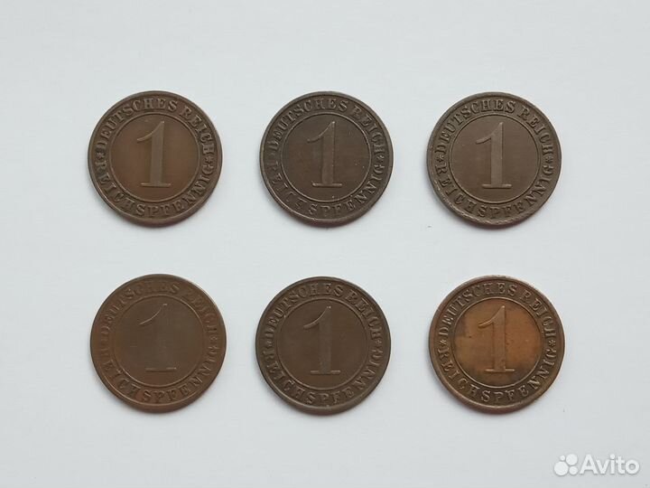 Монеты Германия (Веймарская республика) 1924-1931