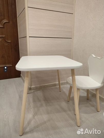 Детский стол и стул комплект мебели детский новый