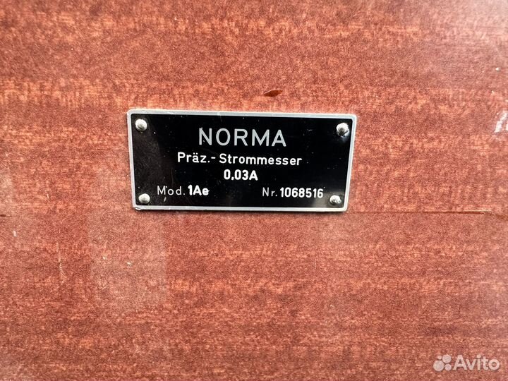 Антикварный амперметр Norma 1Ae
