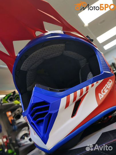 Шлем кроссовый Acerbis X-track mips 22-06 Red/Blue