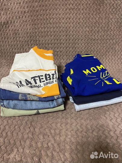 Вещи пакетом на мальчика 116 122