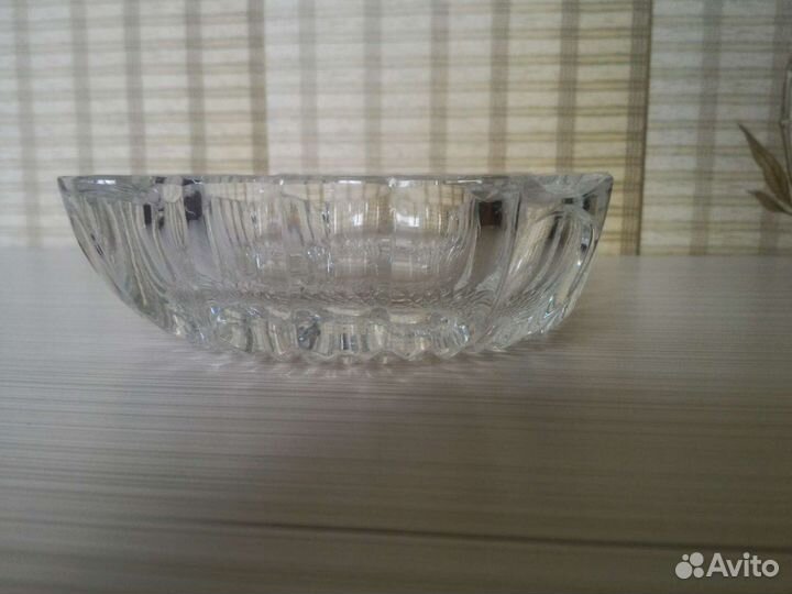 Пепельница хрустальная хрусталь винтаж СССР