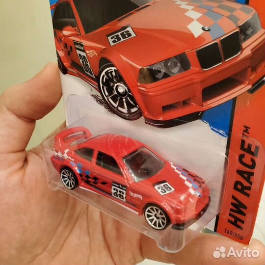 BMW E36 M3 Race GTR Hot Wheels 1:64