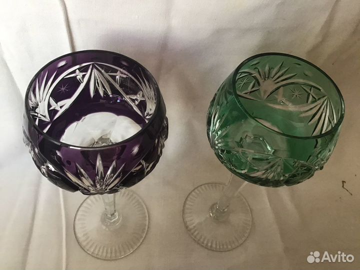 Бокал цветной