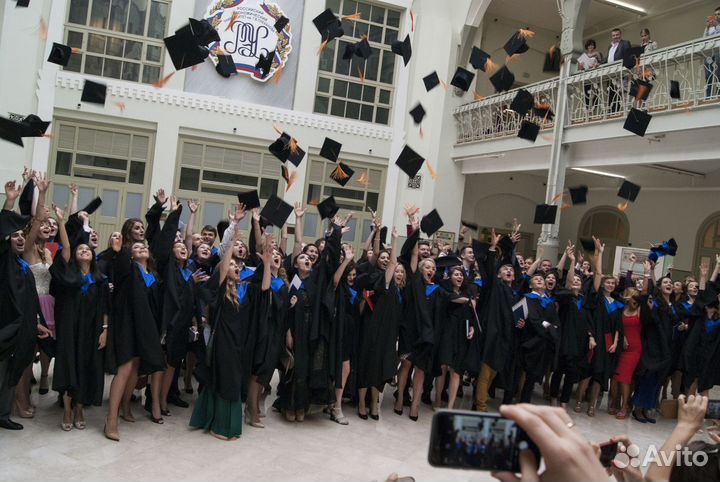 Прокат мантий, магистр, бакалавр доставка