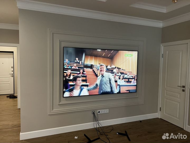 Монтаж кронштейна телевизора