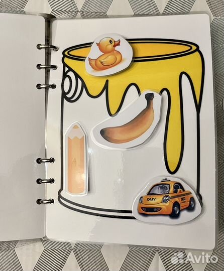 Развивашки на липучках цвета