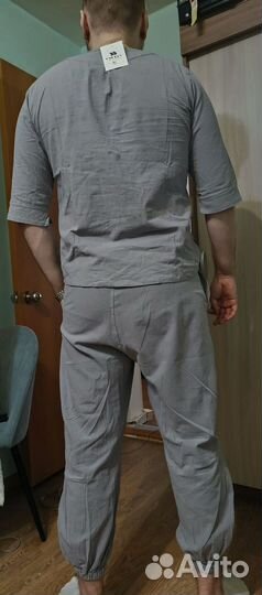 Мужской льняной костюм летний