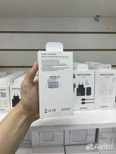 Быстрая зарядка samsung 45 w с гарантией
