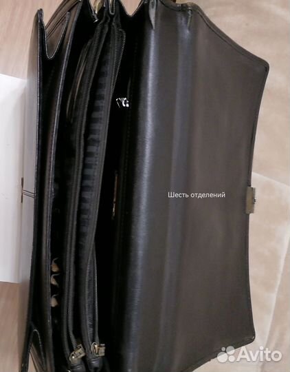 Мужской кожаный портфель