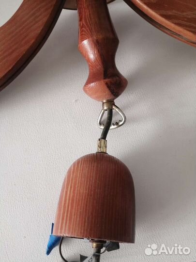 Светильник потолочный дерево