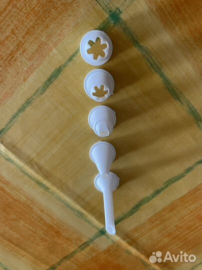 Кондитерский мешок с 5 насадками,многоразовый