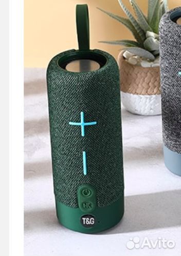 Беспроводная портативная колонка TG зелёная